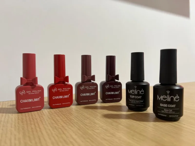 Base + Top + 4 Esmaltes Charm Limit - colores a elección