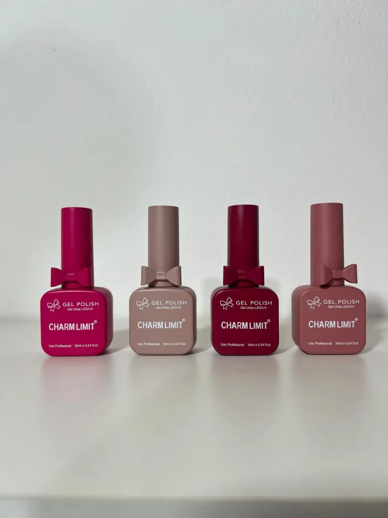 Combo 4u esmalte UV/led Moño CHARM LIMIT