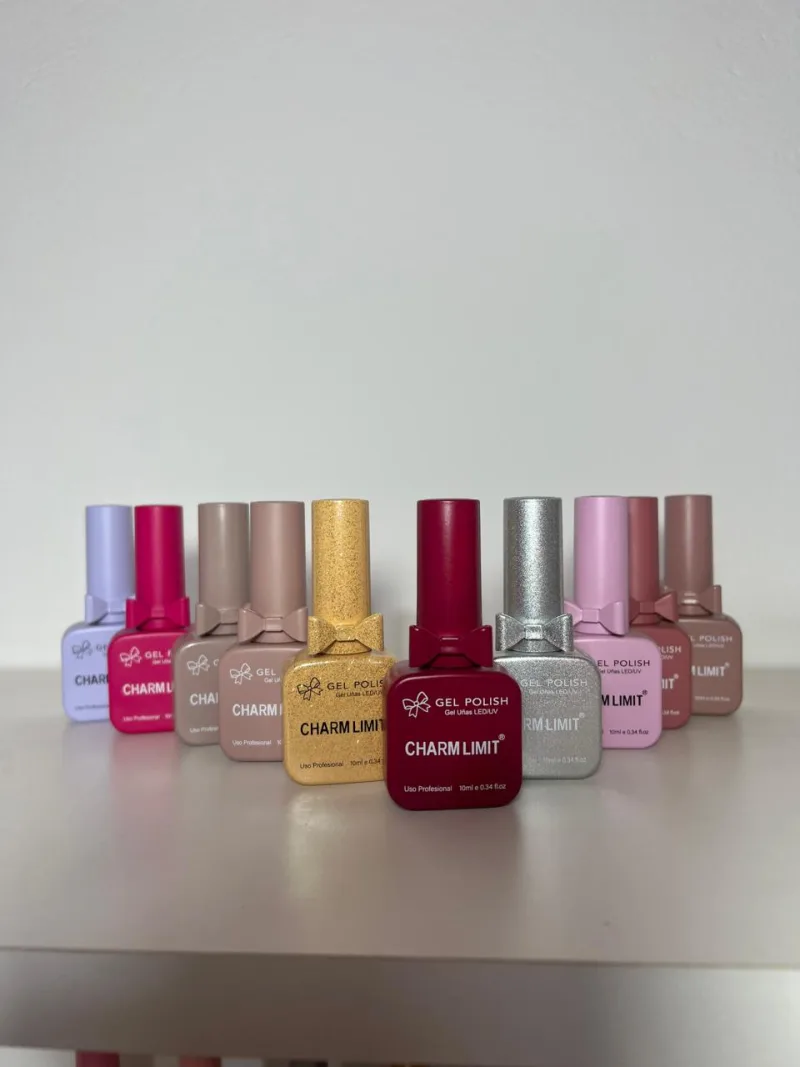 Combo 10u esmalte UV/led Moño CHARM LIMIT