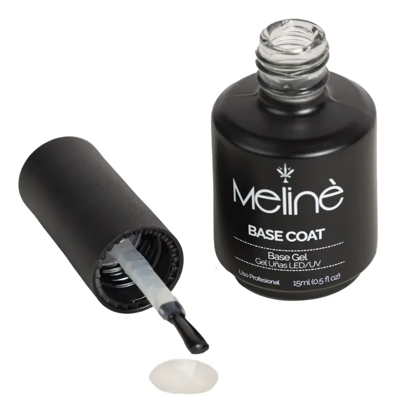 Esmalte Base Coat Meline Gel Uv/led Semipermanente X 15 Ml